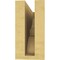 Ekena Millwork 3"W x 9"D x 6"H Classic Ridgewood Rough Cedar Woodgrain TimberThane Corbel, Primed Tan CORUR03X09X06RIDRCPR - alternate 6